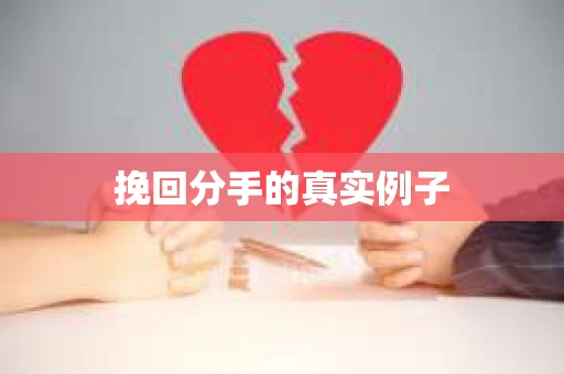 挽回分手的真实例子