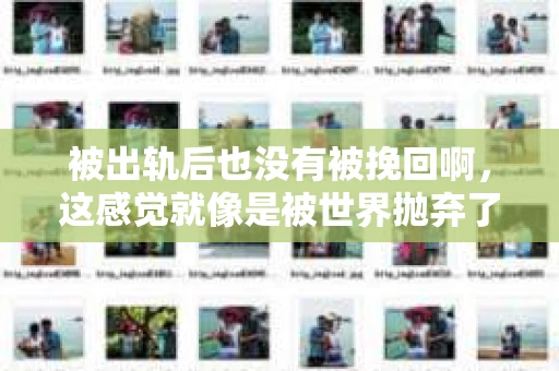 被出轨后也没有被挽回啊，这感觉就像是被世界抛弃了一样。我曾经也经历过这样的事情，那种心如刀割的痛，至今仍记忆犹新。今天，我想和大家聊聊这个话题，希望能给那些正在经历或者曾经经历过类似痛苦的人一些安慰和帮助。