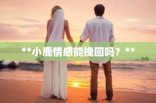 **小鹿情感能挽回吗？**