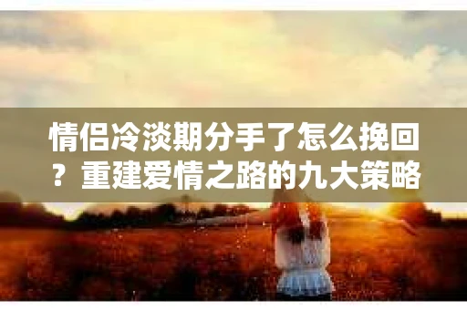 情侣冷淡期分手了怎么挽回？重建爱情之路的九大策略