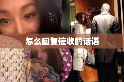 怎么回复催收的话语