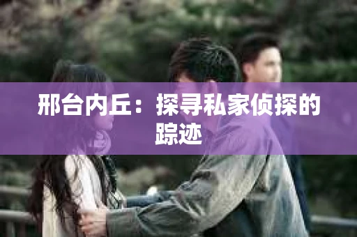 邢台内丘：探寻私家侦探的踪迹