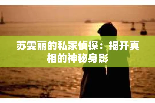苏雯丽的私家侦探：揭开真相的神秘身影