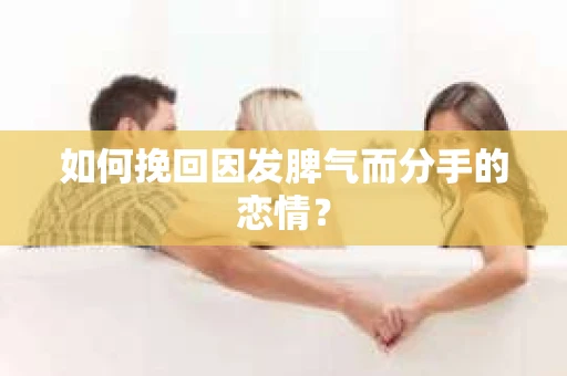 如何挽回因发脾气而分手的恋情？