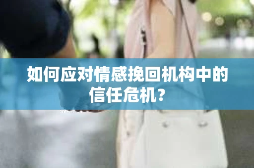 如何应对情感挽回机构中的信任危机？