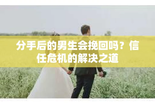 分手后的男生会挽回吗？信任危机的解决之道